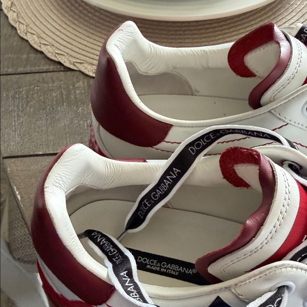 Dolce Gabbana Love Graphic Sneakers with Red Soles - Picture 11 of 13